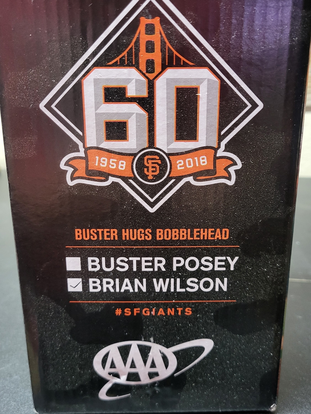 *NEW* Brian Wilson Hugs 2018 60TH Anniversary Bobblehead 2010 The Final Out